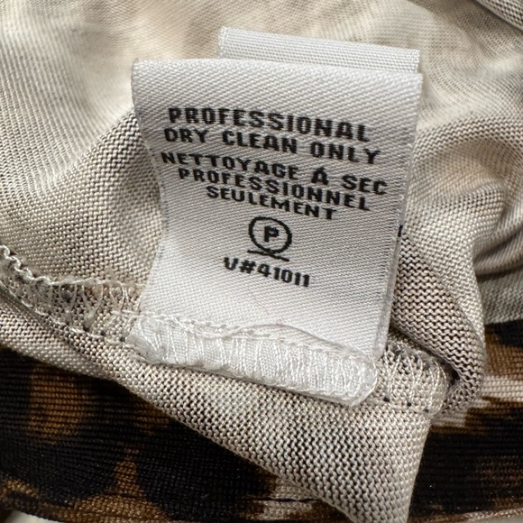 Diane Von Furstenburg Leopard Silk Jersey Print Wrap Dress - Picture 11 of 12